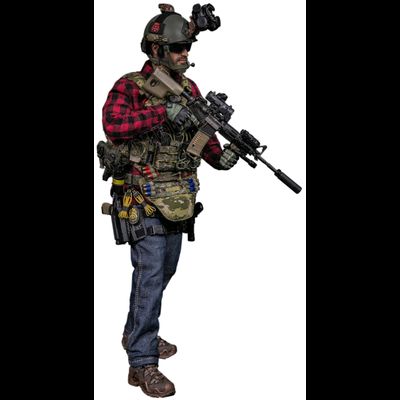 Агент Специальной группы реагирования Эль-Пасо - Коллекционная ФИГУРКА 1/6 scale DEA SRT (Special Response Team)  AGENT - EL PASO (78063) - DAMTOYS - ПОВРЕЖДЕНА КОРОБКА