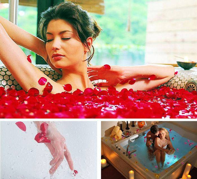 Мыльные лепестки в сердце 24шт