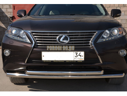 Защита переднего бампера d60/60 Lexus RX (2009-2015)