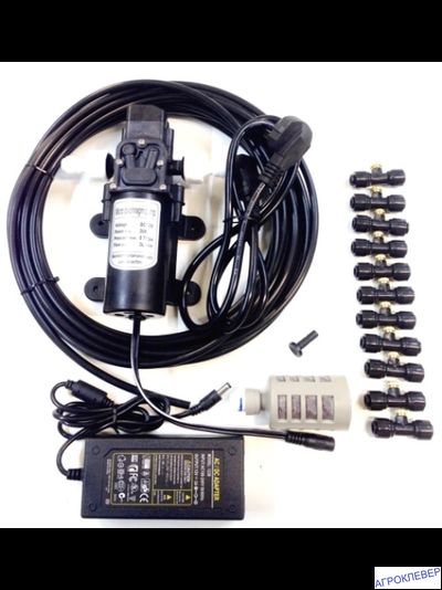 Комплект туманообразования 18м с насосом 100 W , 26 форсунок