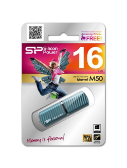 Флеш-память Silicon Power Marvel M50, 16Gb, USB 3.2 G1, г, SP016GBUF3M50V1B