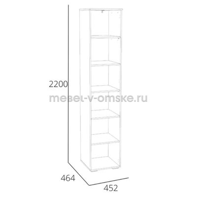 Шкаф для белья Банни-041.43