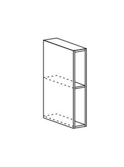 Шкаф верхний открытый 150 - 400 (ШВБ 150 - 400 на выбор)