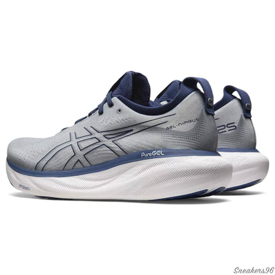ASICS GEL-Nimbus 25 Piedmont Grey / Pure Silver  Мужские (41-45)