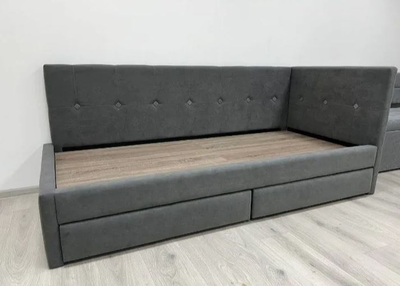 Кровать-тахта Агата Серая (Бонмебель)