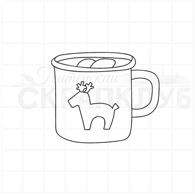 ФП штамп "Чашка с какао"