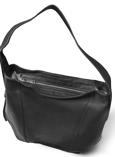 (АРТИКУЛ: 10014/2) СУМКА МЕШОК, БОЛЬШАЯ, НАТУРАЛЬНАЯ КОЖА, ТЕМНО-КОРИЧНЕВАЯ, ЧЕРЕЗ ПЛЕЧО