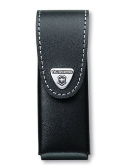 Чехол кожаный, черный, Victorinox