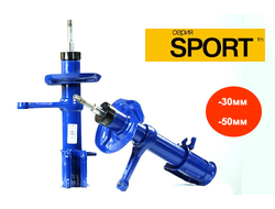 СТОЙКИ ГАЗОНАПОЛНЕННЫЕ ПЕРЕДНЕЙ ПОДВЕСКИ  LADA GRANTA SPORT, СЕРИЯ SPORT А190.2905.002/003-40 (2шт)