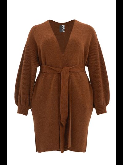 Вязаный кардиган с манжетами-резинкой