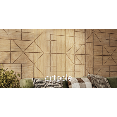 Гипсовая панель SPLIT platinum артикул M-0086-pl