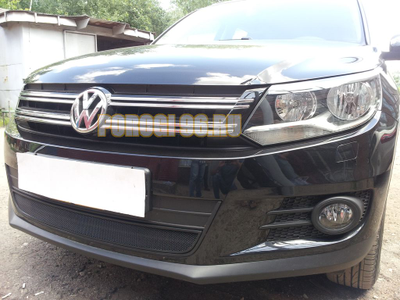 Защита радиатора Volkswagen Tiguan (рестайлинг) 2011-2016 black