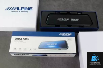 Видеорегистратор-зеркало Alpine DRM-M10 с камерой заднего вида - купить ...