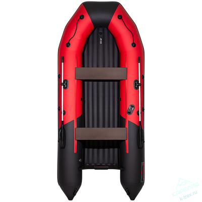 Лодка ПВХ Мастер Лодок Таймень NX4000НДНД Pro Красный / Черный
