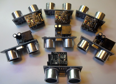 Ультразвуковой датчик с автоматической настройкой зоны срабатывания.