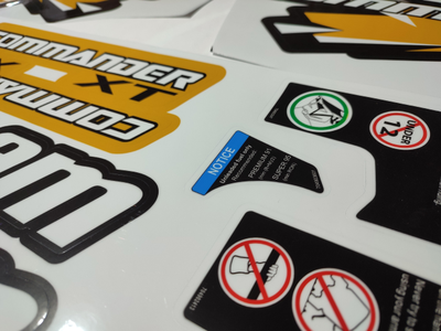 BRP can-am Commander XT limited заводские наклейки №820