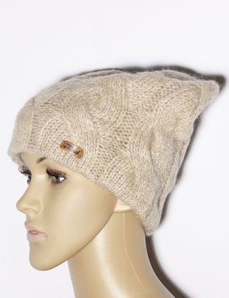 Екатеринбург. Шапка женская "Крупные косы"11511  бежевый