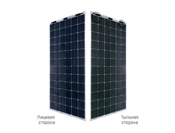 Гетероструктурная солнечная батарея двусторонняя HEVEL HJT HVL 72 GG 395 Вт (24 В, 395 Вт)