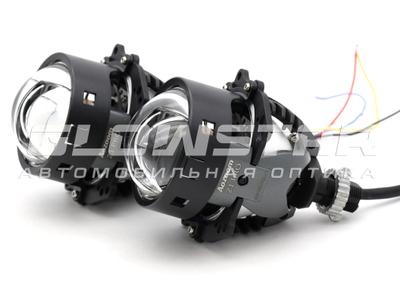 Билед модули Aozoom Z1 Pro 2025 Black King Kong Laser Original 3.0 дюйма, 2 чипа, 5500K, 12V, 55W/75W, крепление 3R и гаечное