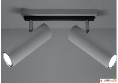 Установка трековых светильников на кухне ИВАНМАСТЕР