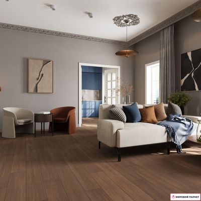 Ламинат Eversense Classic Дуб Каселла коричневый EL2153 34 класс толщина 8 мм с фаской 1.9948 м2