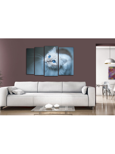 Модульная картина "Голубые глаза"