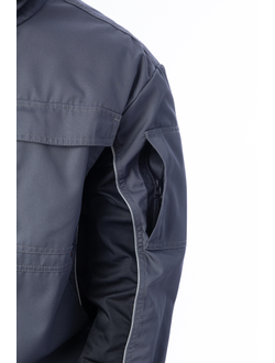 Куртка BRODEKS KS 201 цв. серый/чёрный