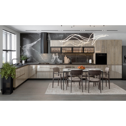 Угловая кухня Этна лак модульная можно заказать по своим размерам