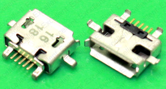 Разъем зарядки microUSB № 31 HTC 8X  (MC-106)