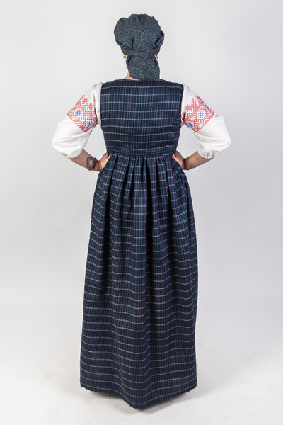 Сарафан подгрудный "Пестрядь"