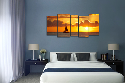 Модульная картина "Парусник"