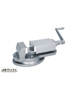 Тиски станочные прецизионные фрезерные JETlift 50x50 мм с поворотным основанием для точной обработки