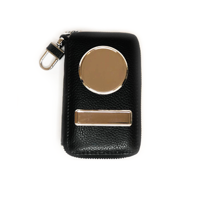 Ключница-футляр на молнии + МЕТАЛЛИЧЕСКИЕ ВСТАВКИ. С ЛИНЗАМИ