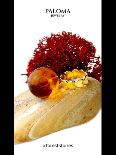 Подвеска Янтарный Шар My B-trench Collection