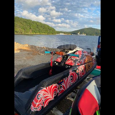 Наклейки на Гидроцикл Yamaha SuperJET хохлома 2009 #1438