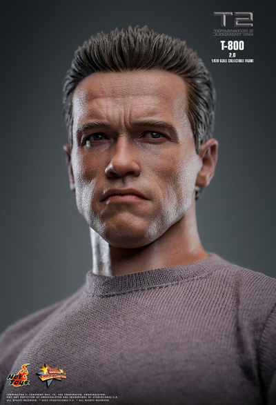 Терминатор Т-800 (Арнольд Шварценеггер, "Терминатор 2: Судный День") - Коллекционная фигурка 1/6 Terminator 2: Judgment Day (2.0) (MMS795) - Hot Toys