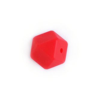 Силиконовый многогранник 17 мм Красный