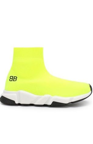 Кроссовки Balenciaga Speed trainer жёлтые детские