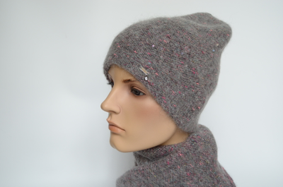 Удлиненная шапка и шарф Вицио Италия