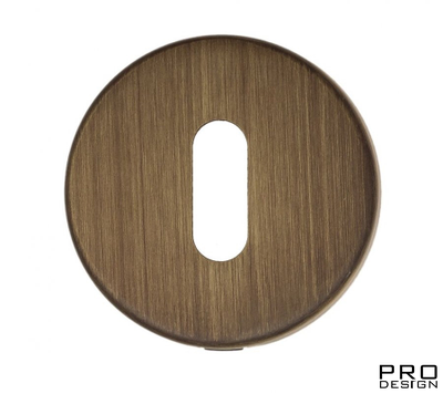 Накладка под ключ буратино на круглом основании Fratelli Cattini KEY 7-BY матовая бронза 2 шт.