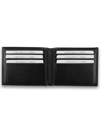 Портмоне QOPER Bifold black