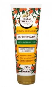 Floresan Herbal Therapy Бальзам-Кондиционер Укрепляющий Облепиха против выпадения волос, 250мл