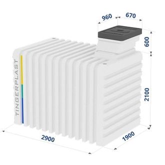 Бесшовный пластиковый погреб Тингард 3000