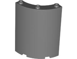 Cylinder Quarter 4 x 4 x 6, Dark Bluish Gray (30562 / 4221749)