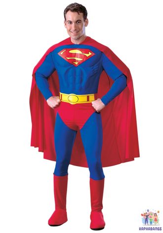 Костюм Супермен размер 48-50 ( + залог 3000 руб) ПРОКАТ