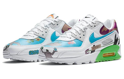 купить дёшево кроссовки Nike Ruohan Wang x Air Max 90 Flyleather CZ3992-900