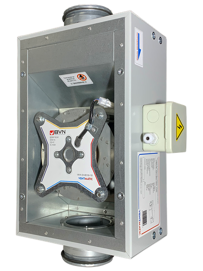 ВЕНТИЛЯТОР ШУМОИЗОЛИРОВАННЫЙ VMVK-SH-BD160-100