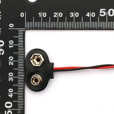 Клемма батарейная (под «крону» на 9v), 10 см (1 шт)