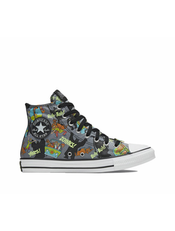 Кеды Converse Chuck Taylor AllStar Scooby Doo серые высокие 169073C