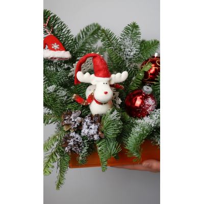 Новогодняя композиция № 1124